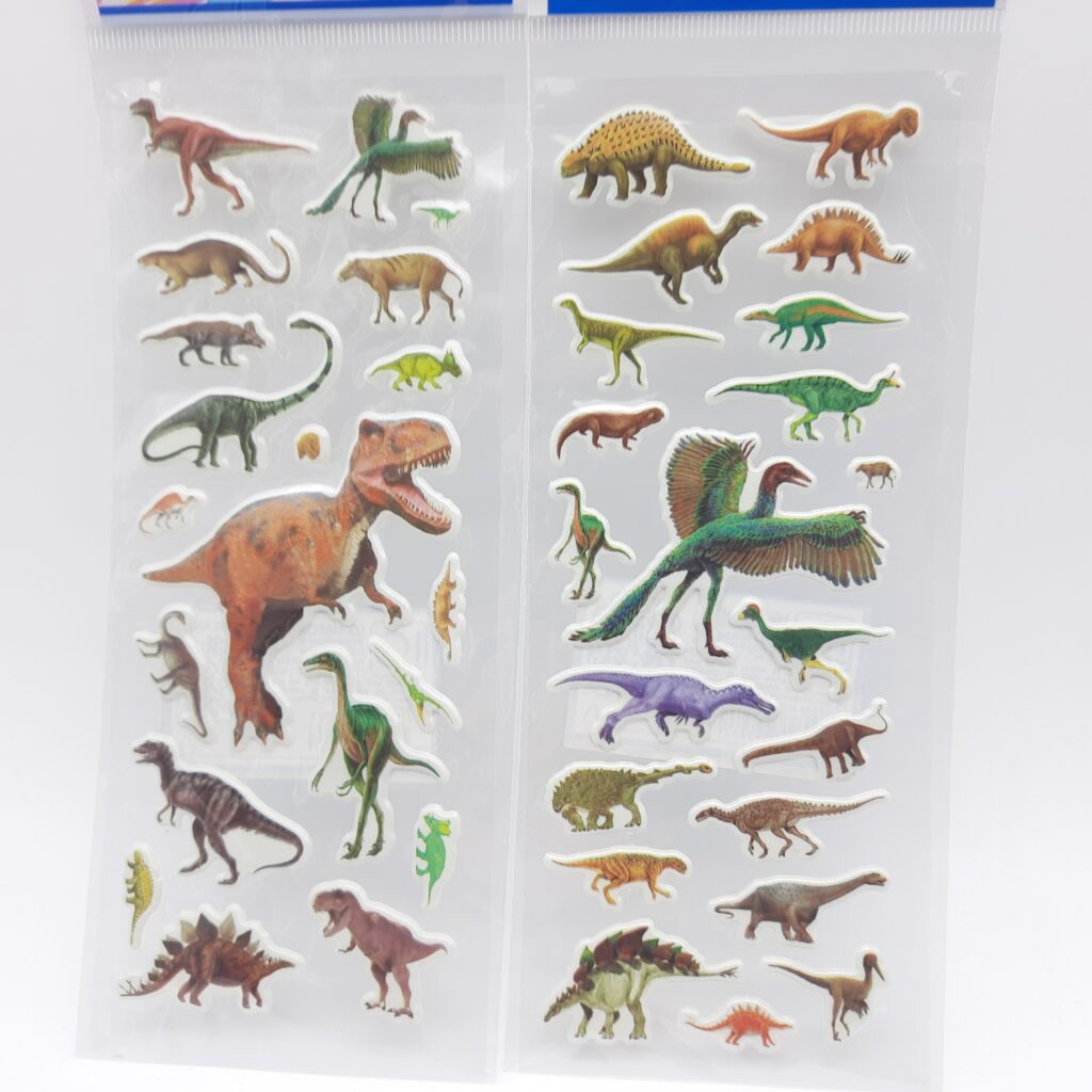 Dino stickers 2 stuks